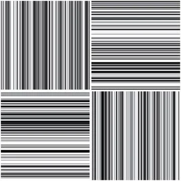 Vectorial pattern collection with horizontal and vertical gray segments_p イラスト素材