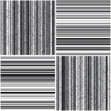 Vectorial pattern collection with horizontal and vertical gray segments_s イラスト素材