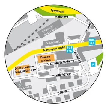 Vectorized map Stock Illustration