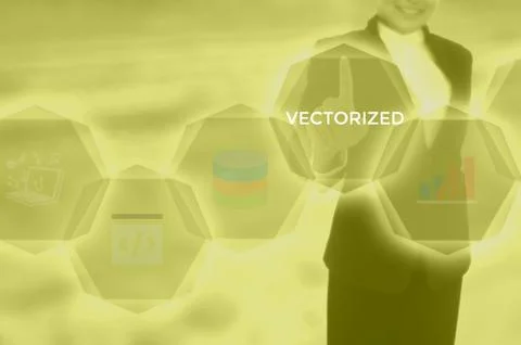 VECTORIZED - technology and business concept Stock Photos