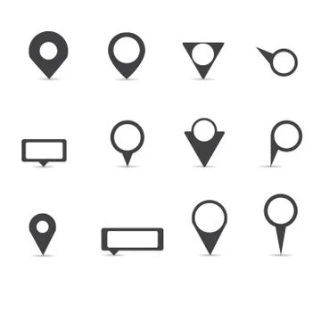 Vector.map markers Stock Illustration