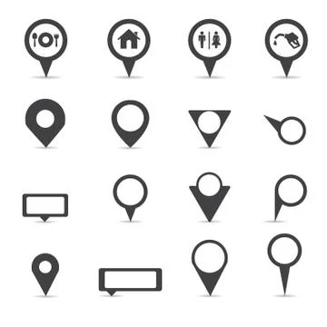 Vector.map markers Stock Illustration