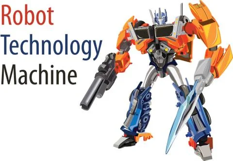 Vectors illustration of Robot technology Stock Illustration