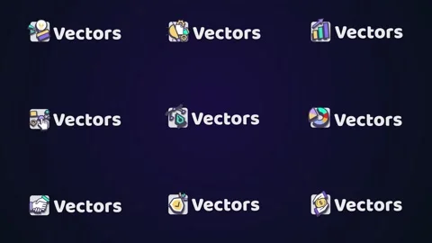 Vectors titles  Pack 스톡 After Effects