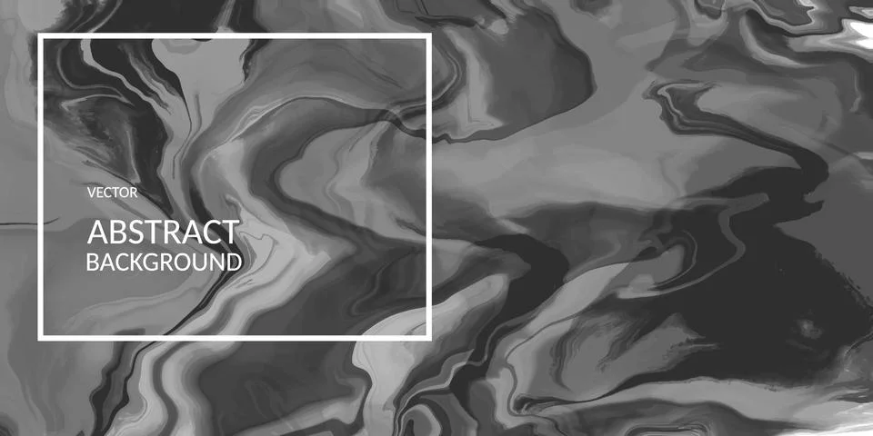 VectorVector abstract marble texture black color, Fluid design backgrounds Stock Illustration
