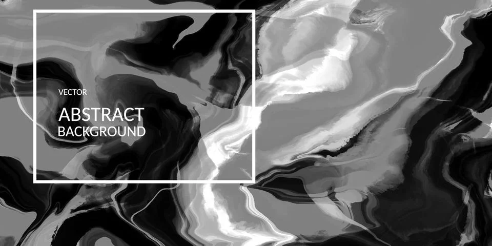 VectorVector abstract marble texture black color, Fluid design backgrounds Stock Illustration