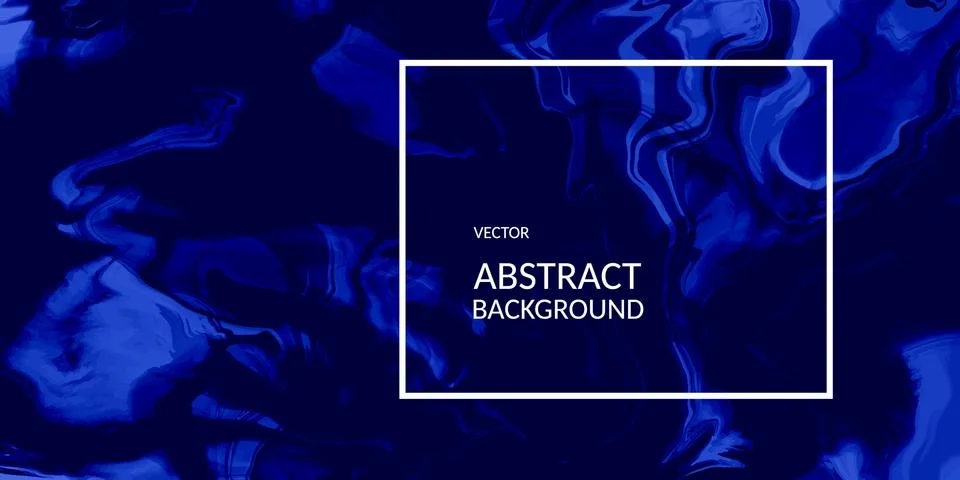 VectorVector abstract marble texture blue color, Fluid design backgrounds Stock Illustration