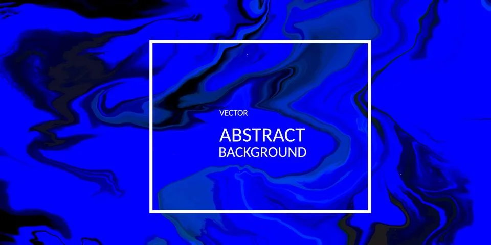 VectorVector abstract marble texture blue color, Fluid design backgrounds Stock Illustration