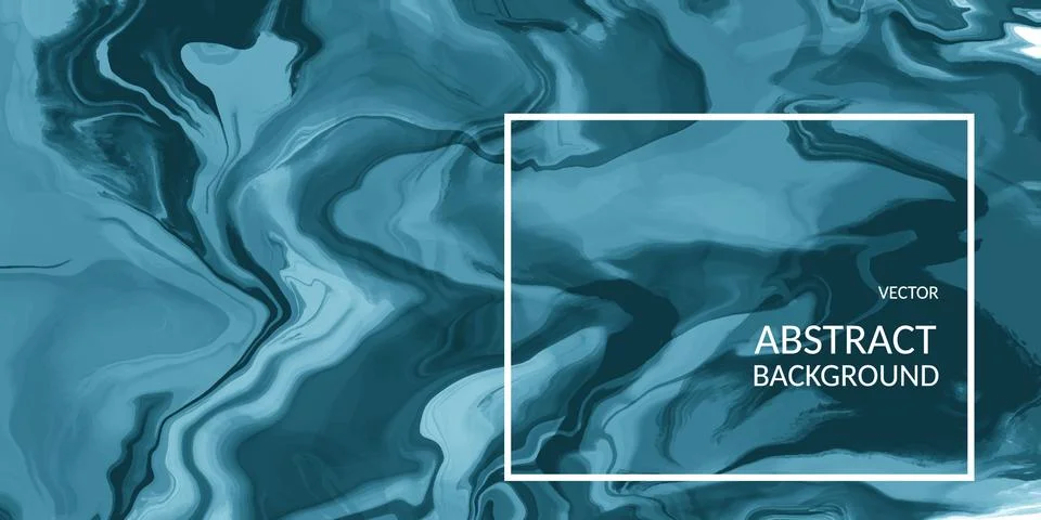 VectorVector abstract marble texture blue color, Fluid design backgrounds Illustrazione stock