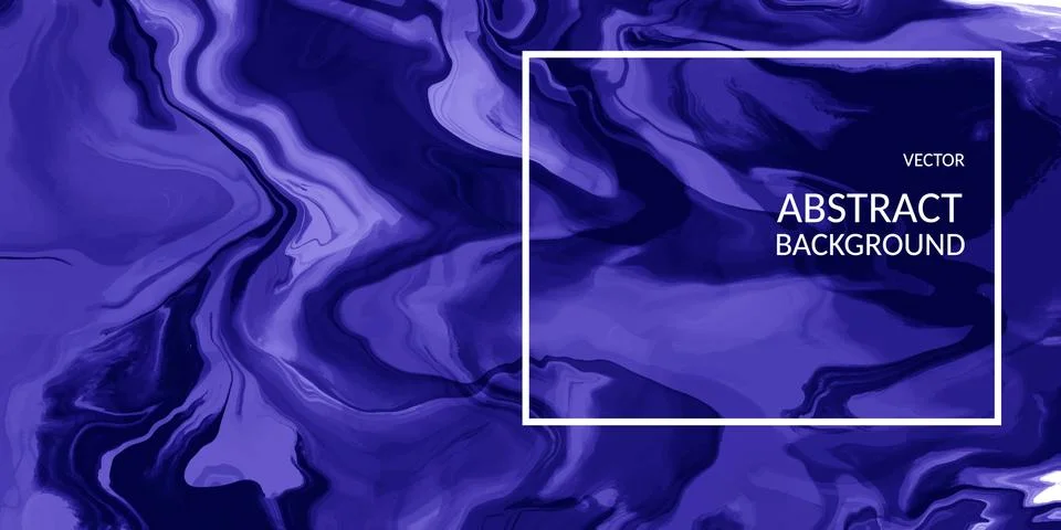 VectorVector abstract marble texture blue color, Fluid design backgrounds Stock Illustration