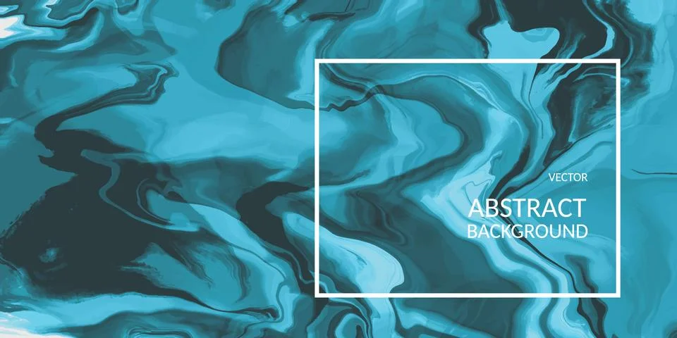 VectorVector abstract marble texture blue color, Fluid design backgrounds Stock Illustration