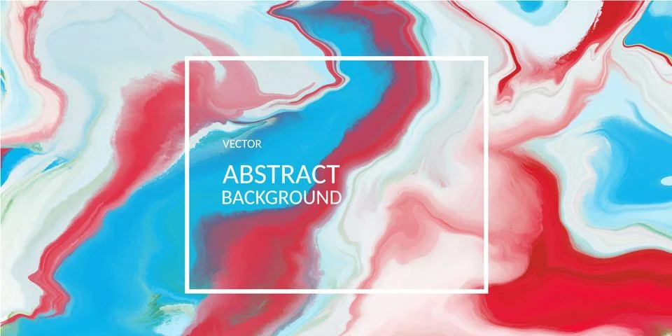 VectorVector abstract marble texture bright multi-colored, Fluid design Stock Illustration