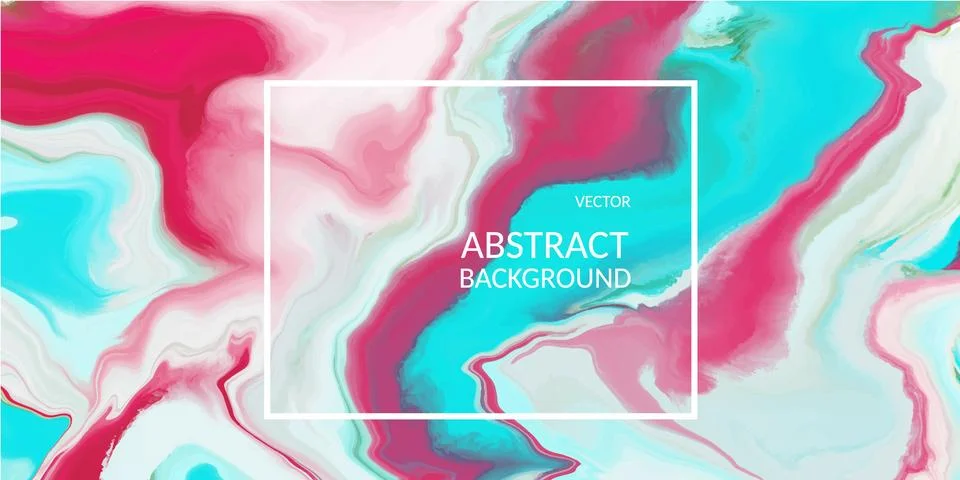 VectorVector abstract marble texture bright multi-colored, Fluid design Stock Illustration