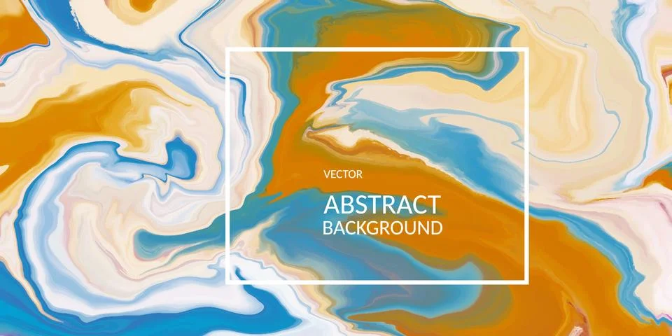 VectorVector abstract marble texture bright multi-colored, Fluid design Stock Illustration