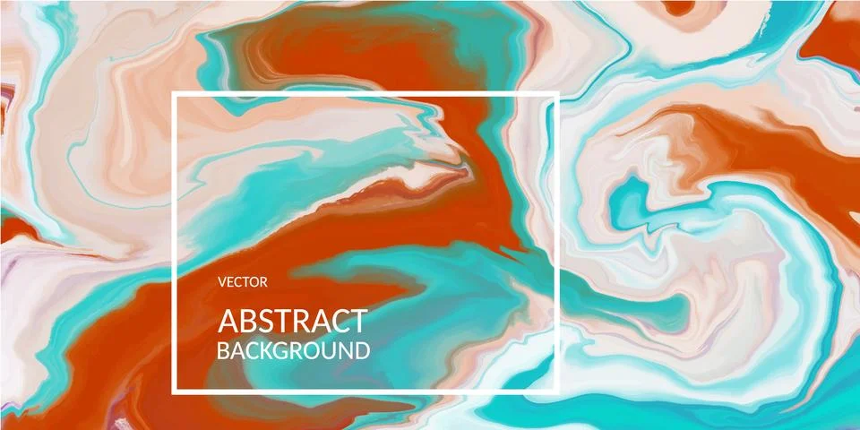 VectorVector abstract marble texture bright multi-colored, Fluid design Stock Illustration