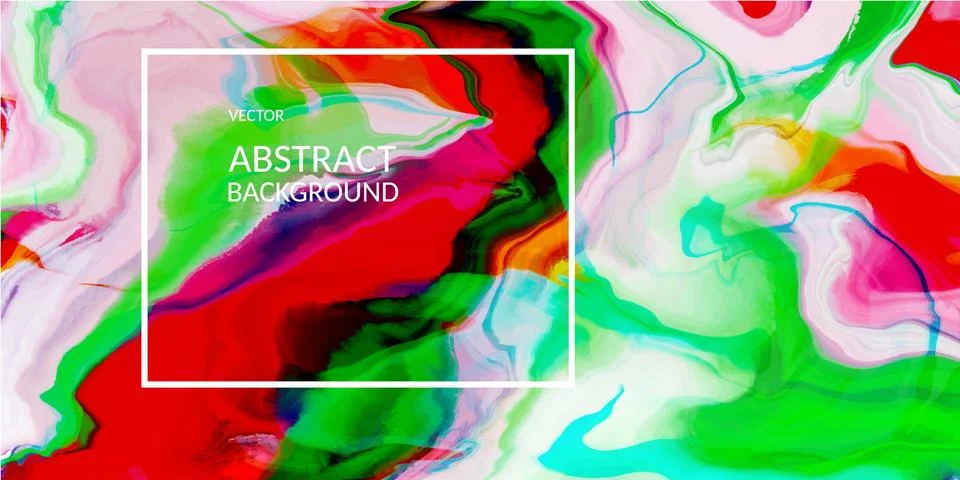VectorVector abstract marble texture bright multi-colored, Fluid design Stock Illustration