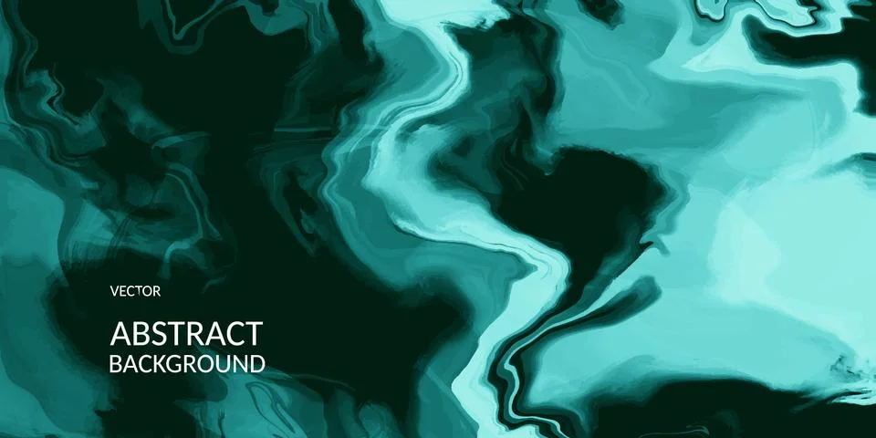 VectorVector abstract marble texture green color, Fluid design backgrounds Illustrazione stock