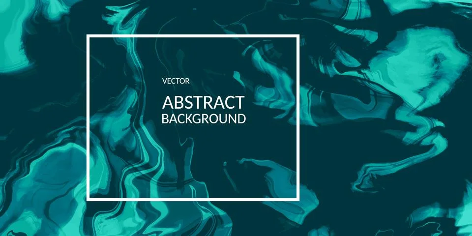 VectorVector abstract marble texture green color, Fluid design backgrounds Stock Illustration