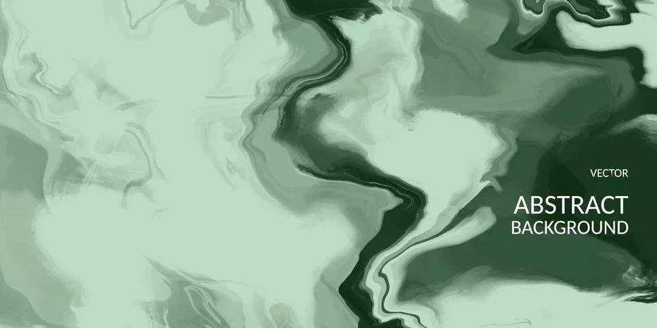 VectorVector abstract marble texture green color, Fluid design backgrounds Stock Illustration