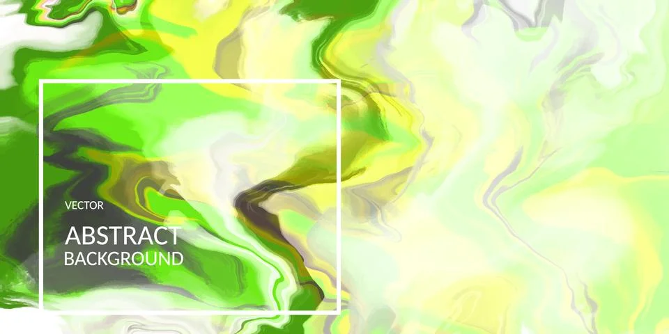 VectorVector abstract marble texture green color, Fluid design backgrounds Stock Illustration