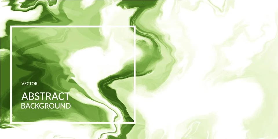 VectorVector abstract marble texture green color, Fluid design backgrounds Stock Illustration