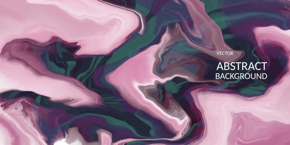 VectorVector abstract marble texture pink color, Fluid design backgrounds Stock Illustration