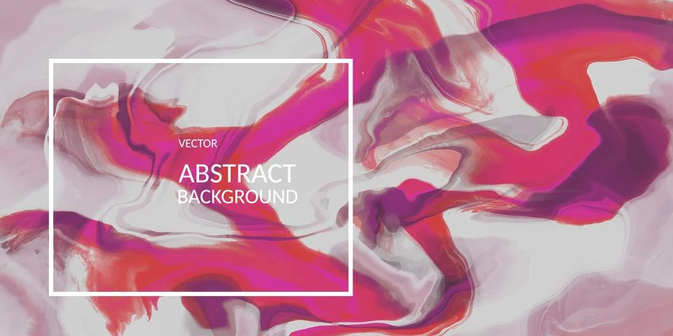 VectorVector abstract marble texture pink color, Fluid design backgrounds Stock Illustration