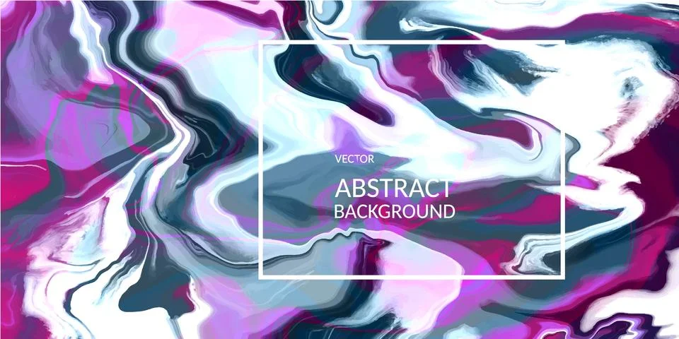 VectorVector abstract marble texture pink color, Fluid design backgrounds Stock Illustration