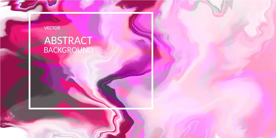 VectorVector abstract marble texture pink color, Fluid design backgrounds Stock Illustration
