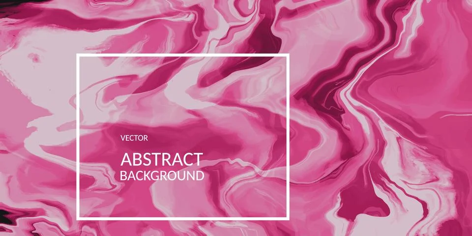 VectorVector abstract marble texture pink color, Fluid design backgrounds Stock Illustration