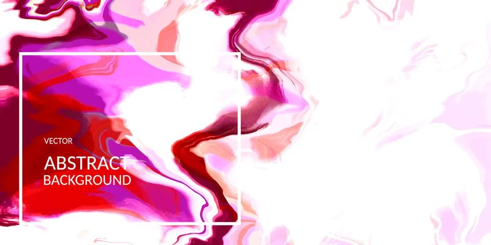 VectorVector abstract marble texture pink color, Fluid design backgrounds Stock Illustration