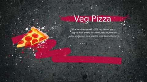 Veg pizza Stock Footage 268576453