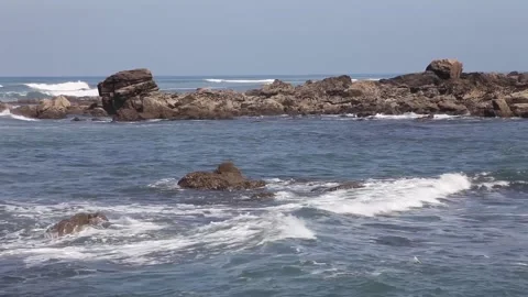 Vega beach in Spain Stock Footage 135742813