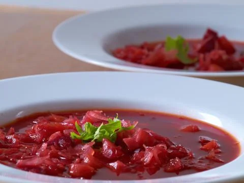 Vegan borsch Stock Photos