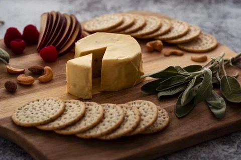 Vegan charcuterie board. Stock Photos