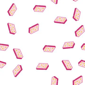 Vegan chocolate isometric icon vector symbol illustration Stockillustratie