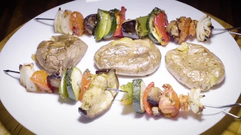 Vegan Dish Stock Footage 115834246