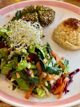 Vegan dish. Fotos de archivo