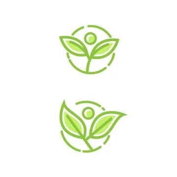 Vegan element Vector icon design illustration Stock Illustration
