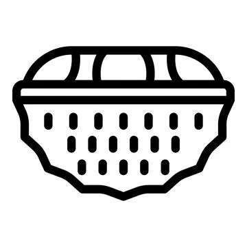 Vegan fruit icon outline vector. Nature food Stock Illustration