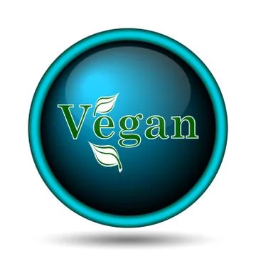 Vegan icon Stock Illustration