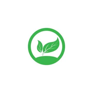 Vegan Logo Template vector symbol 库存插图