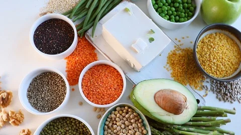 Vegan source of protein Stock Footage 101571732