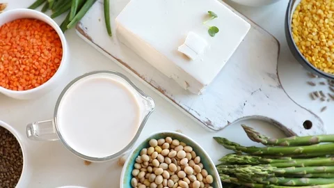 Vegan source of protein Stock Footage 102700119