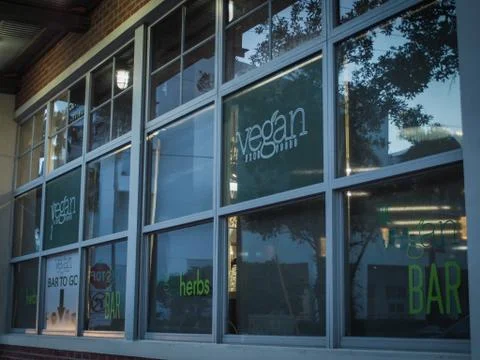 Vegan Window Stock Photos