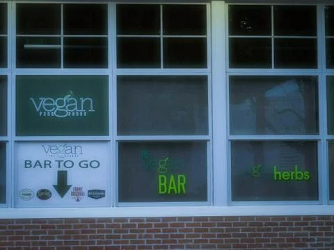 Vegan Window Stock Photos