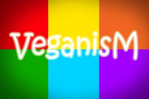 Veganism concept Stock Illustration