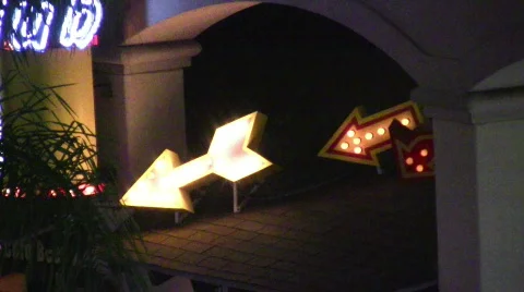 Vegas arrows Stockbeeldmateriaal 443368