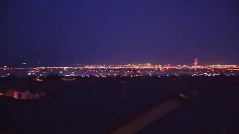 Vegas Fireworks Stock Footage 248007213