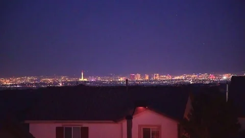 Vegas Fireworks Stock Footage 248007258